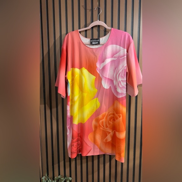 Moschino Pink and White Gradient Dress Sz S - Picture 2 of 6